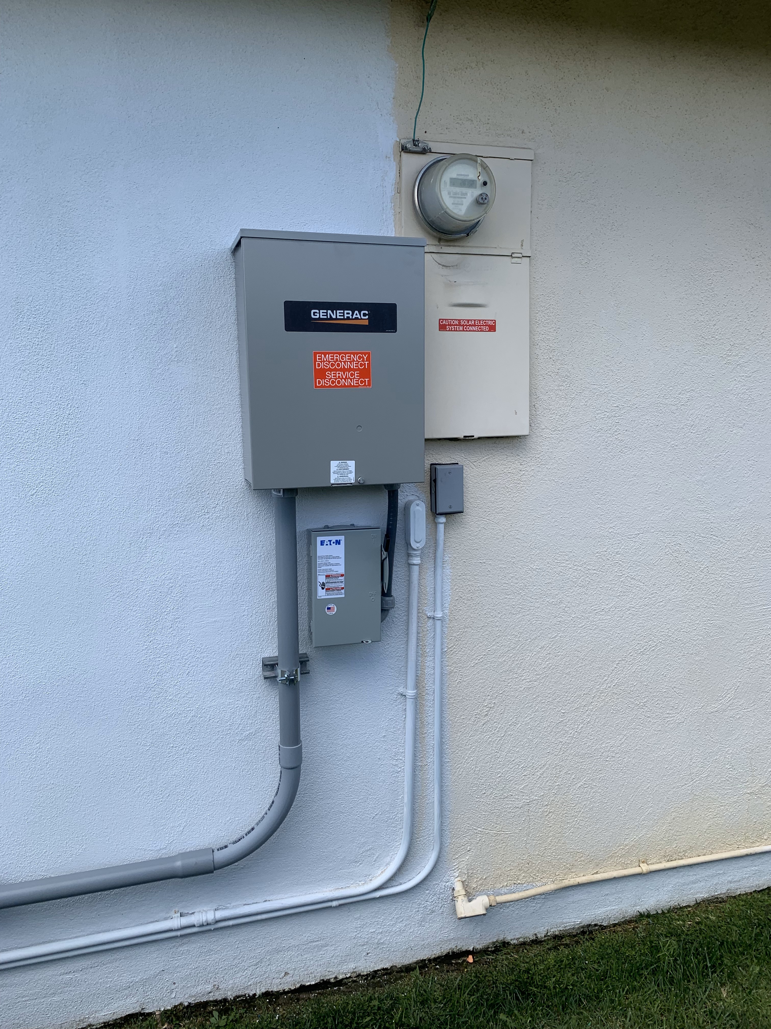 Existing solar system with generator backup