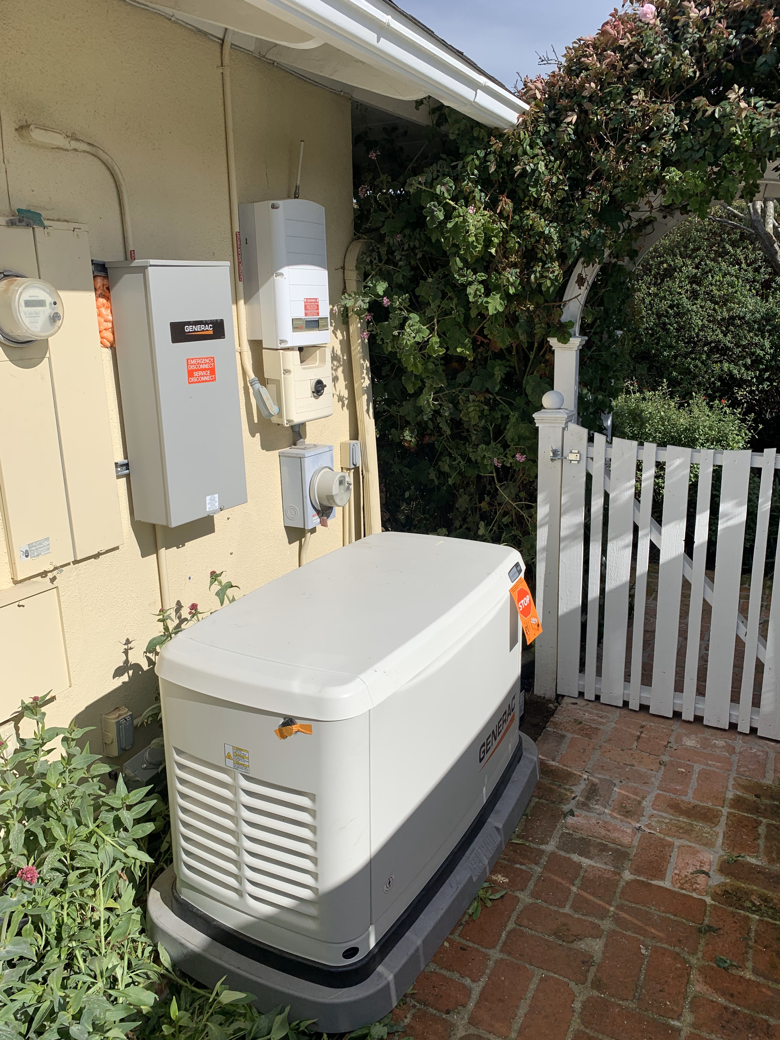 Generator backup with existing solar inverter
